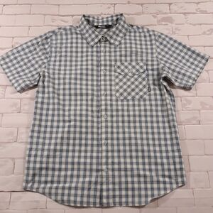 Outdoor Research Blue and White Gingham Casual Shirt